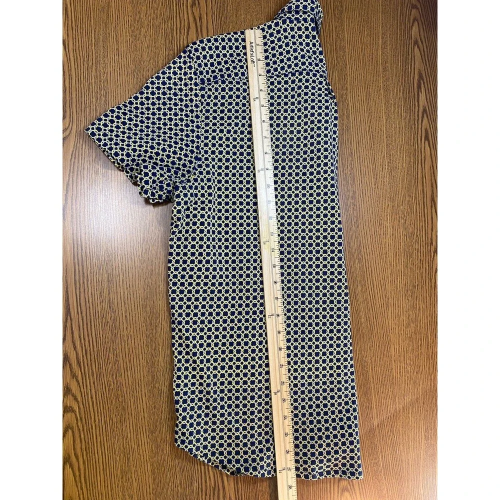 Michael Kors Womens Button Up Shirt‎ Size Large Career Wear Ivy League Business
